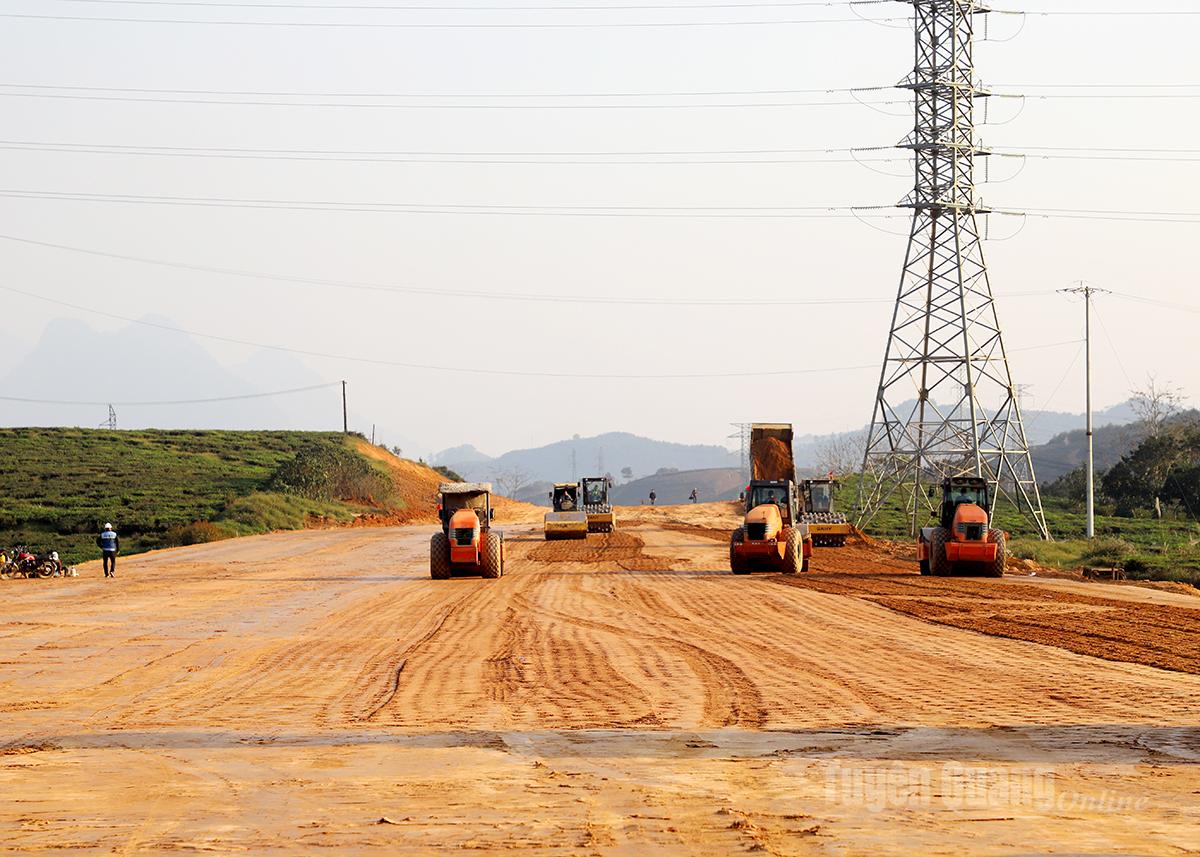 Đảm bảo vật liệu thi công cao tốc Tuyên Quang - Hà Giang