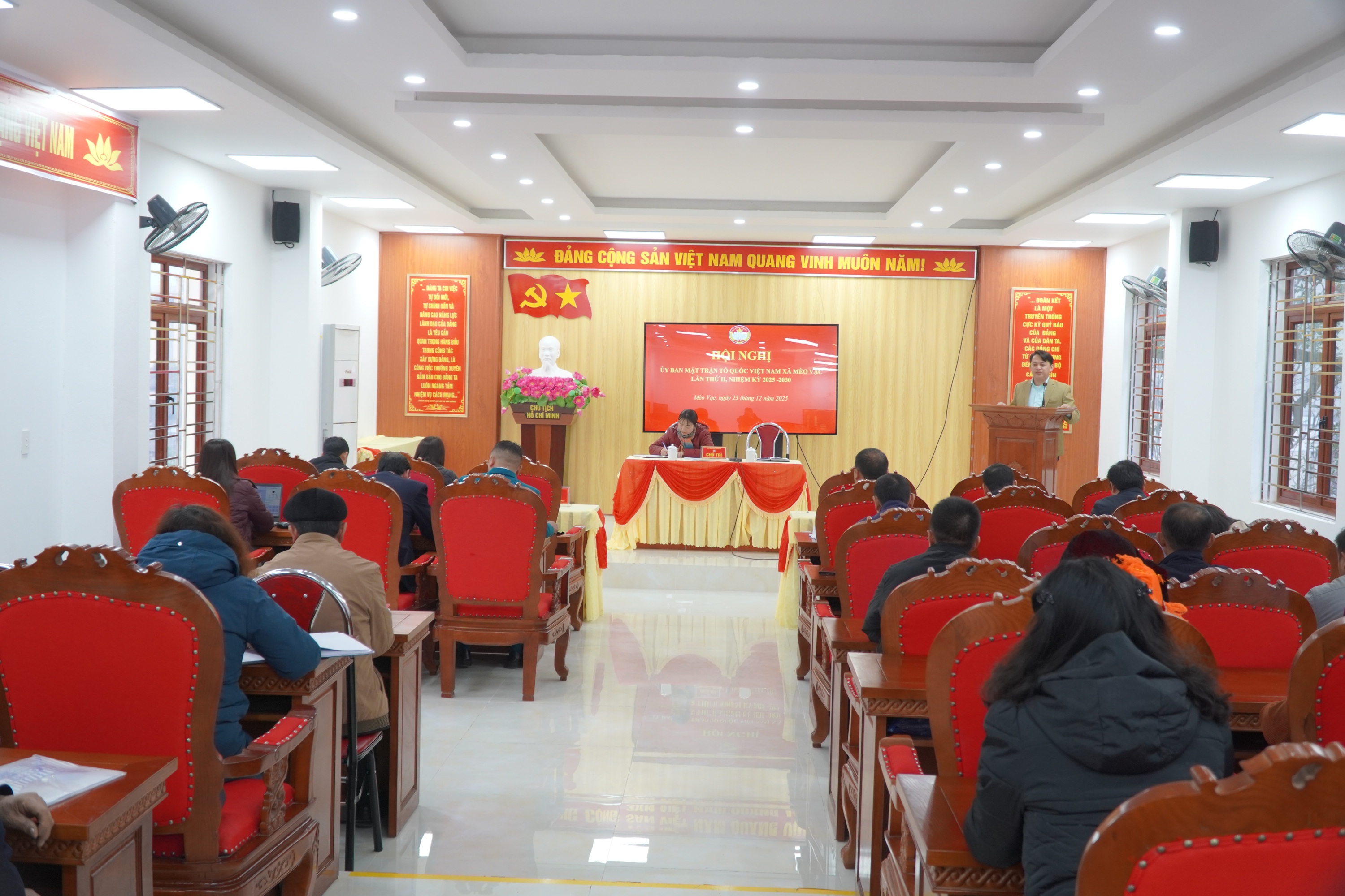 Ủy ban MTTQ Việt Nam xã Mèo Vạc tổ chức Hội nghị lần thứ II, nhiệm kỳ 2025 – 2030