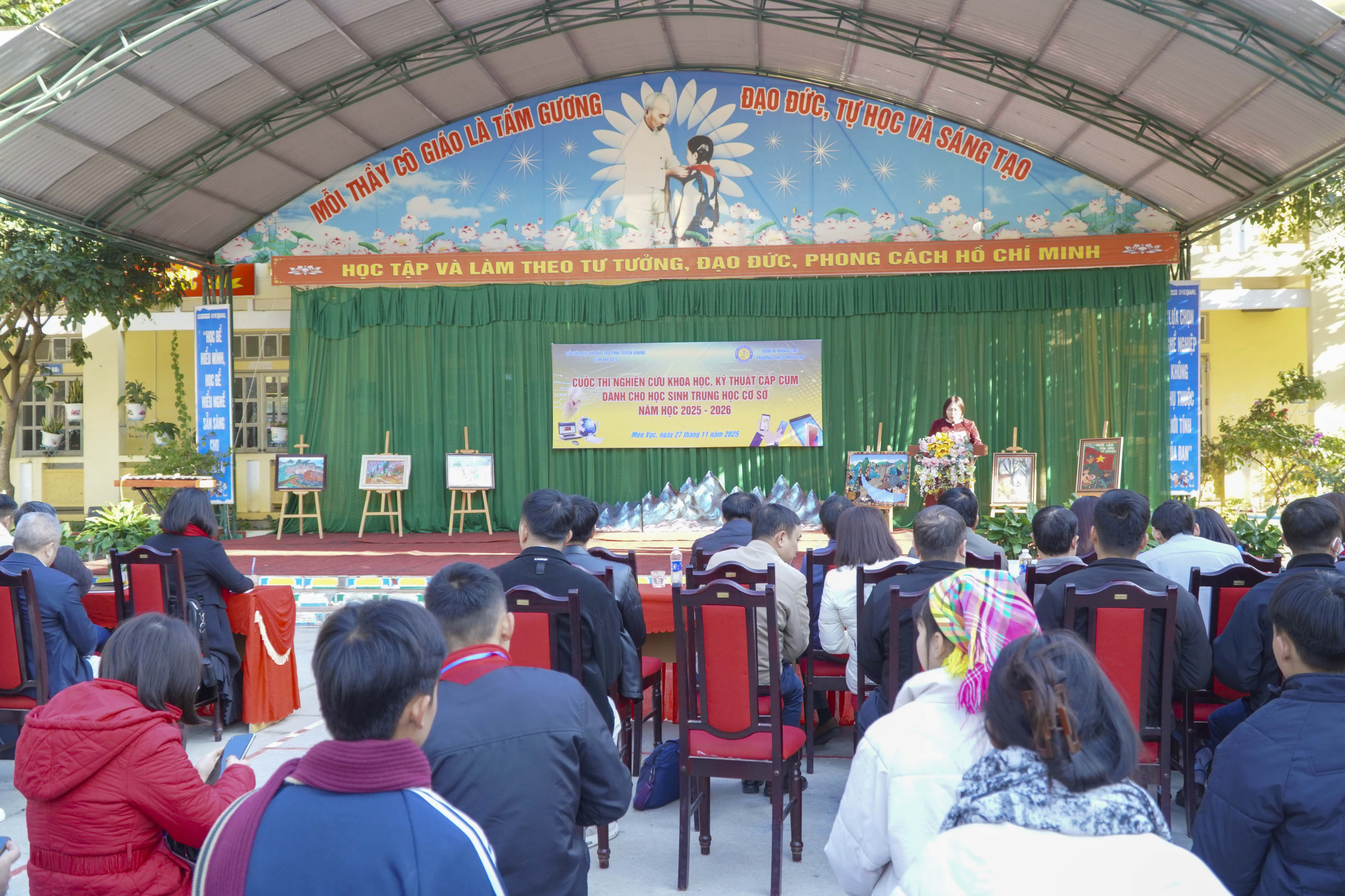 Cụm thi số 5 tổ chức Cuộc thi Nghiên cứu khoa học, kỹ thuật cấp cụm dành cho học sinh THCS năm học 2025–2026