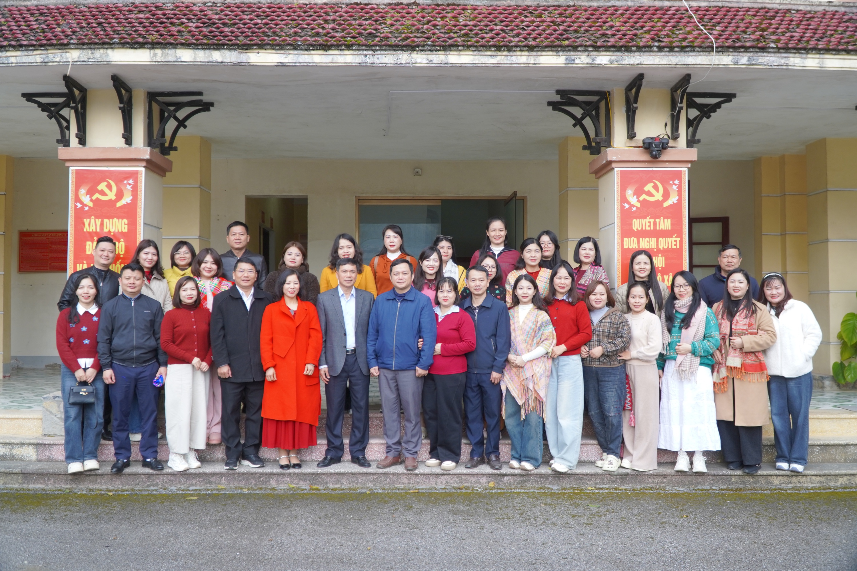 Đoàn công tác Trường Chính trị tỉnh Tuyên Quang nghiên cứu thực tế tại xã Mèo Vạc