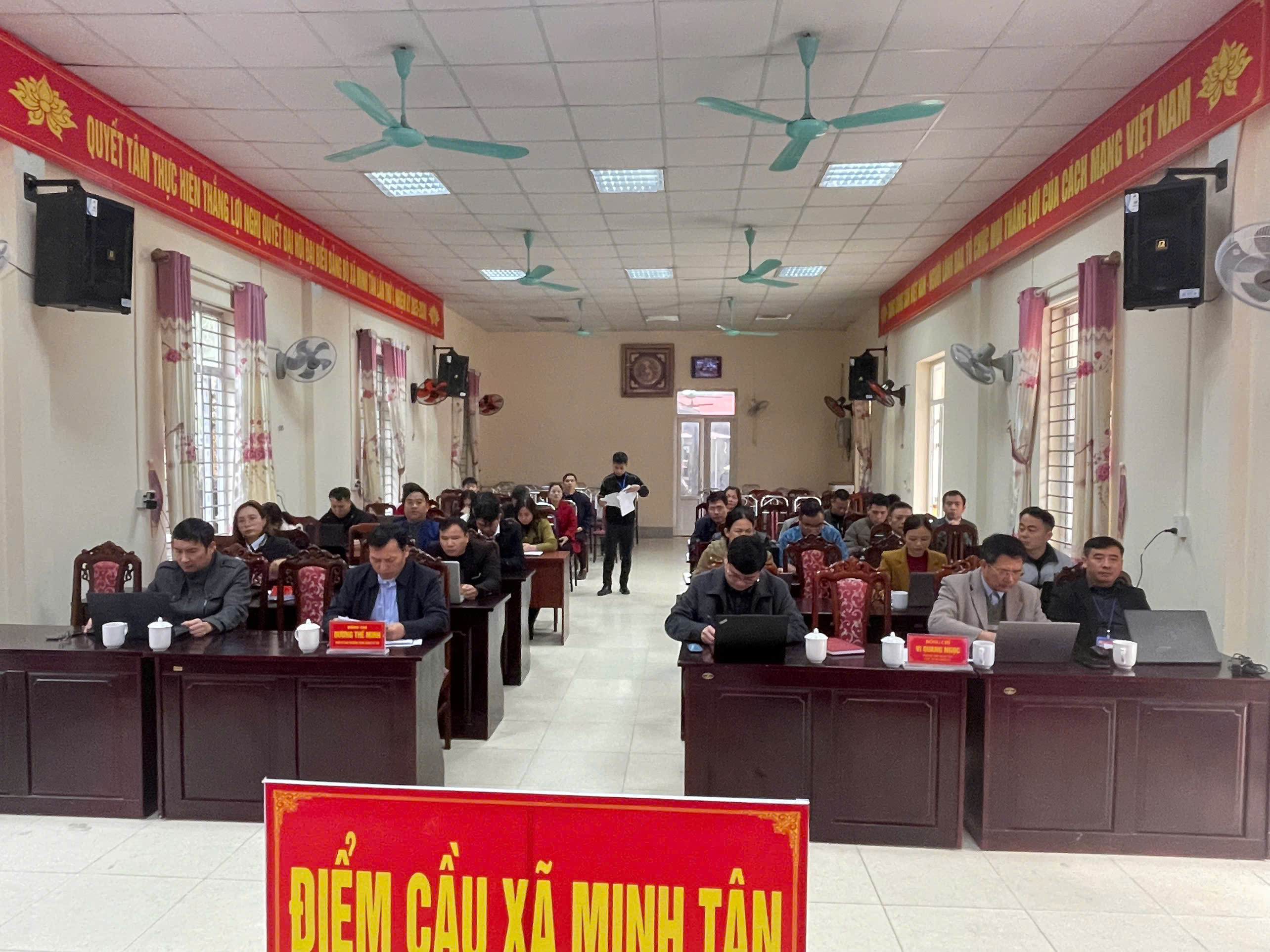 XÃ MINH TÂN THAM DỰ HỘI NGHỊ TRỰC TUYẾN TỔNG KẾT CÔNG TÁC PHÒNG, CHỐNG THAM NHŨNG, LÃNG PHÍ, TIÊU CỰC NHIỆM KỲ ĐẠI HỘI XIII CỦA ĐẢNG