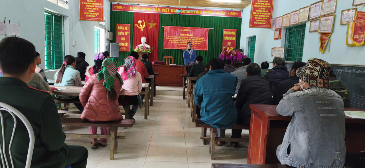 Xã Minh Tân tổ chức tuyên truyền, hướng dẫn kỹ thuật chăn nuôi trâu vỗ béo và trồng cây mận máu năm 2025