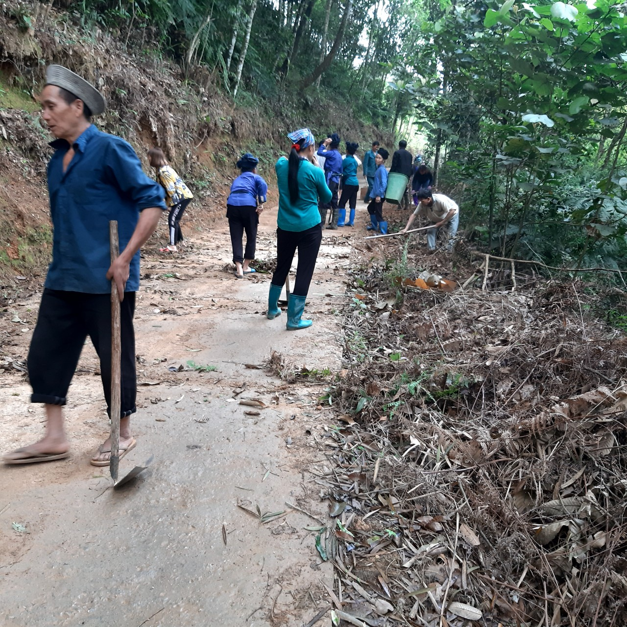 Nghĩa Thuận chung tay x&acirc;y dựng n&ocirc;ng th&ocirc;n mới