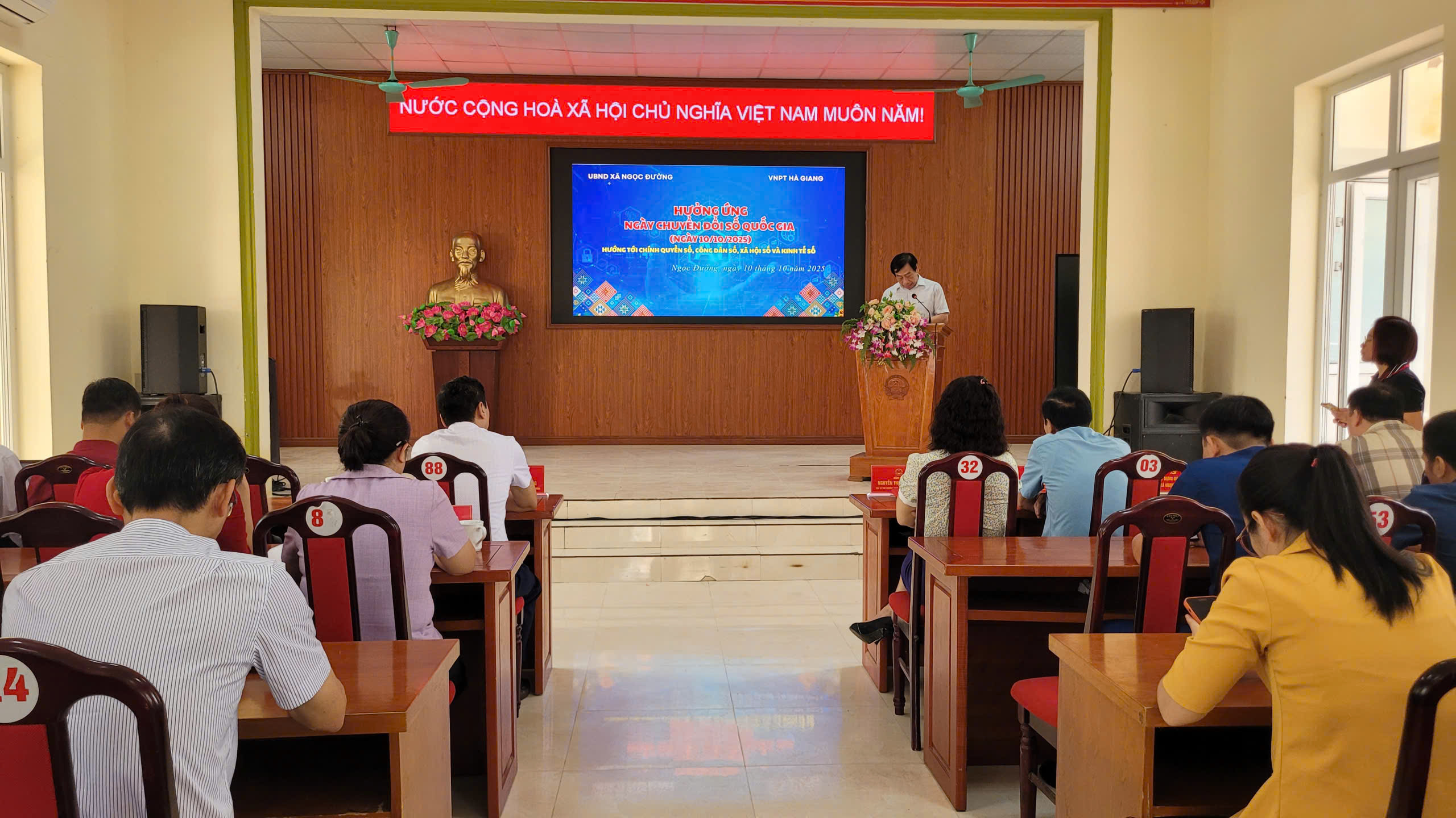 Xã Ngọc Đường phát động hưởng ứng Ngày Chuyển đổi số quốc gia năm 2025