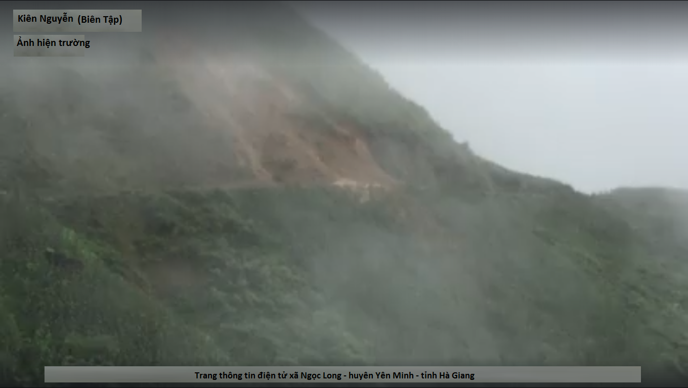 Xã Ngọc Long - Tình trạng sạt lở và ngập úng nghiêm trọng trong mùa mưa bão năm 2017