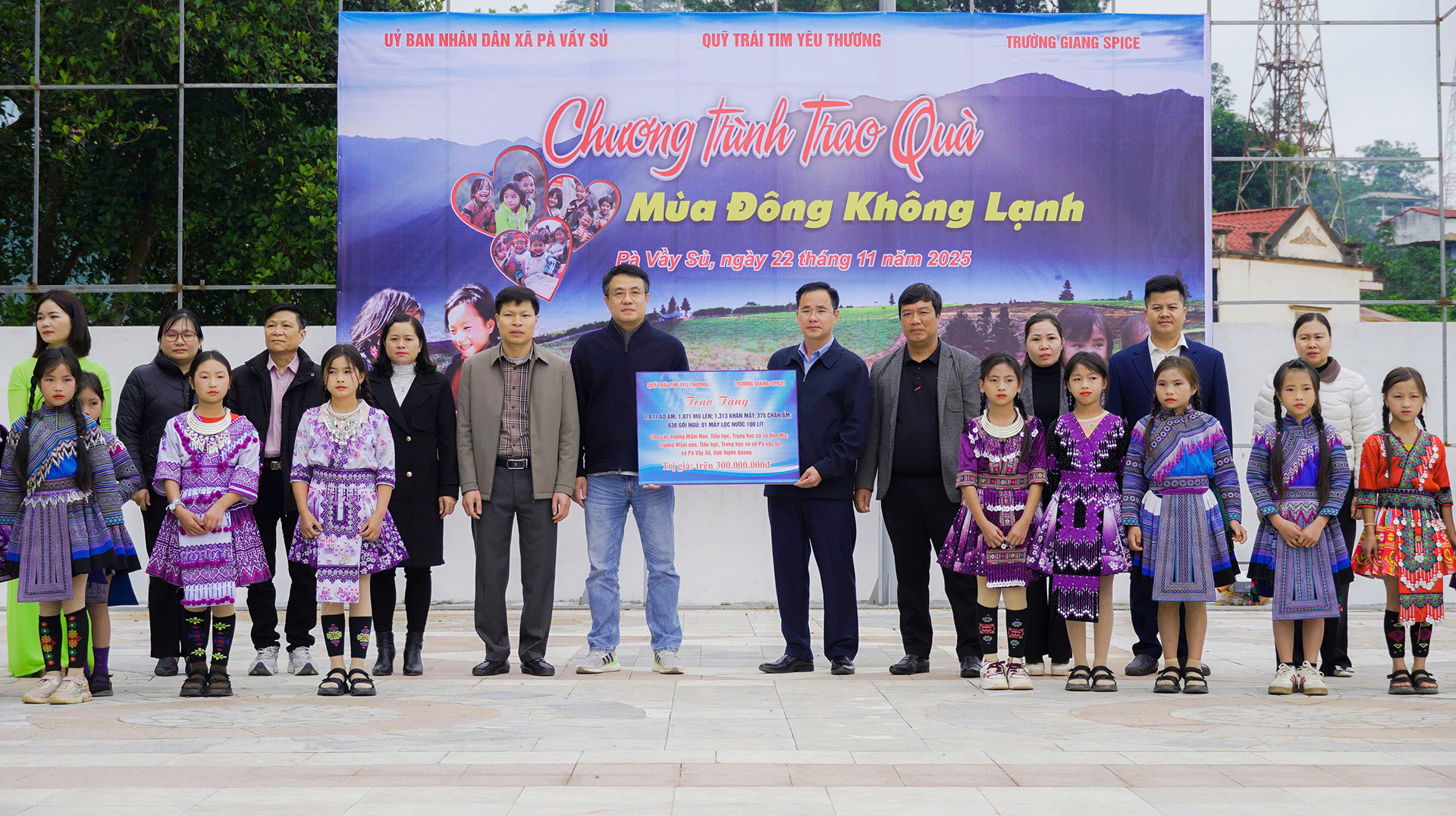 Chương trình thiện nguyện “Mùa Đông Không Lạnh” tại Pà Vầy Sủ