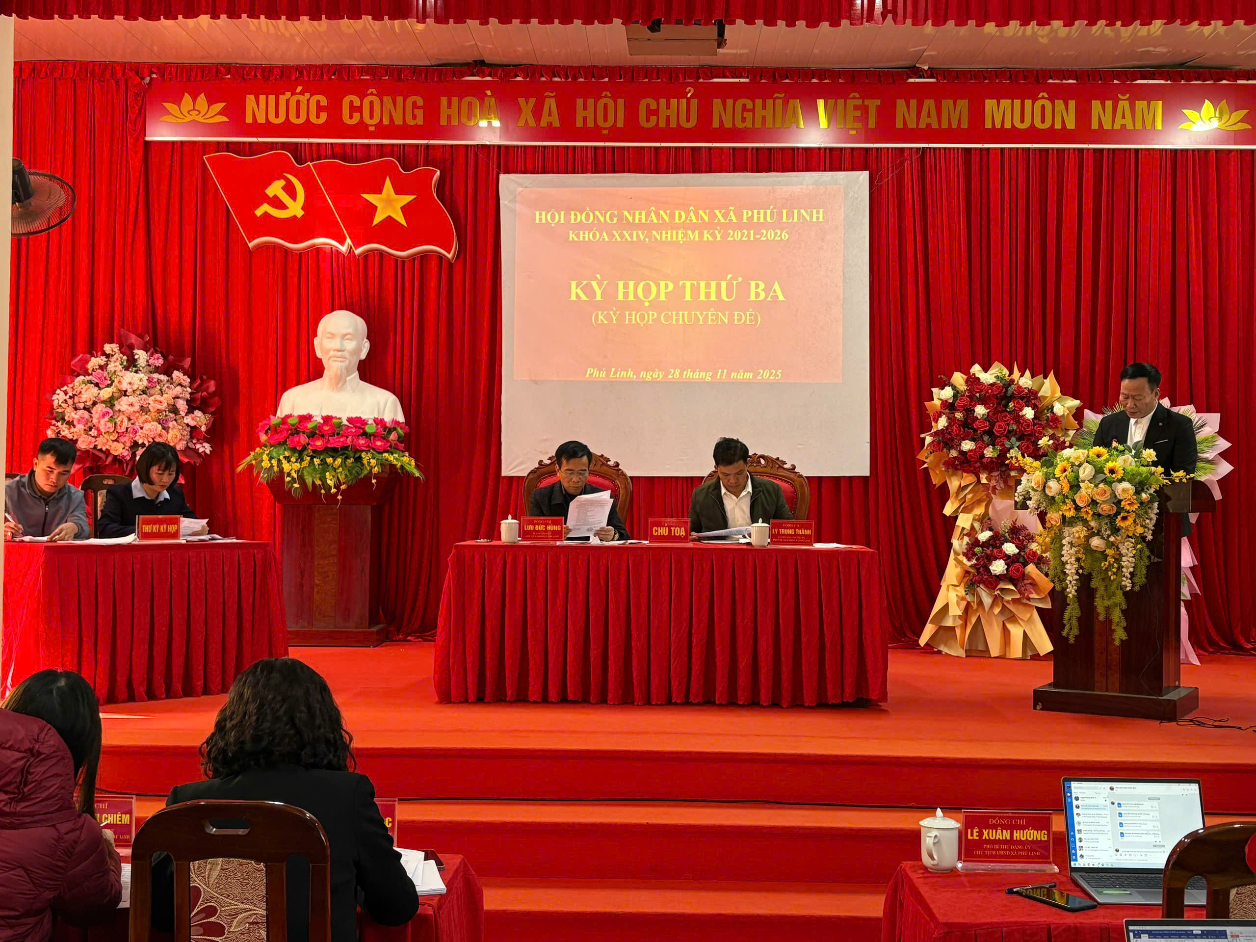 Hội đồng nhân dân xã Phú Linh tổ chức Kỳ họp thứ 3 (chuyên đề)