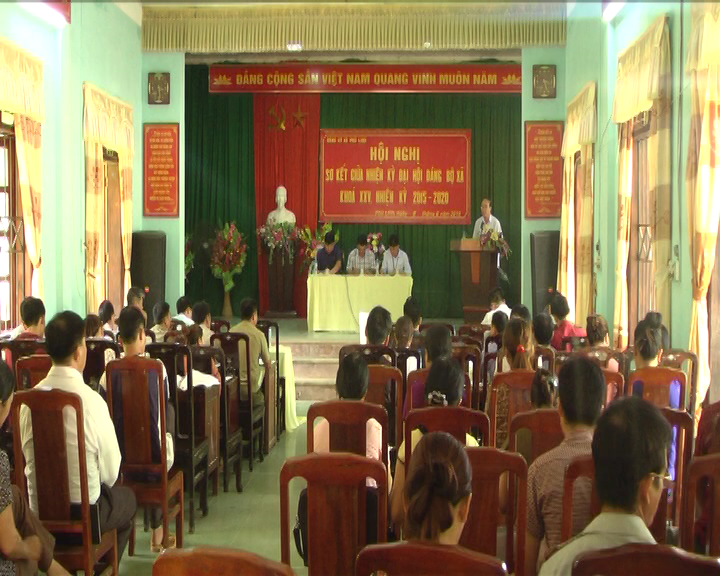 Phú Linh sơ kết giữa nhiệm kỳ thực hiện Nghị quyết đại hội Đảng bộ xã khóa XXV, nhiệm kỳ 2015 – 2020