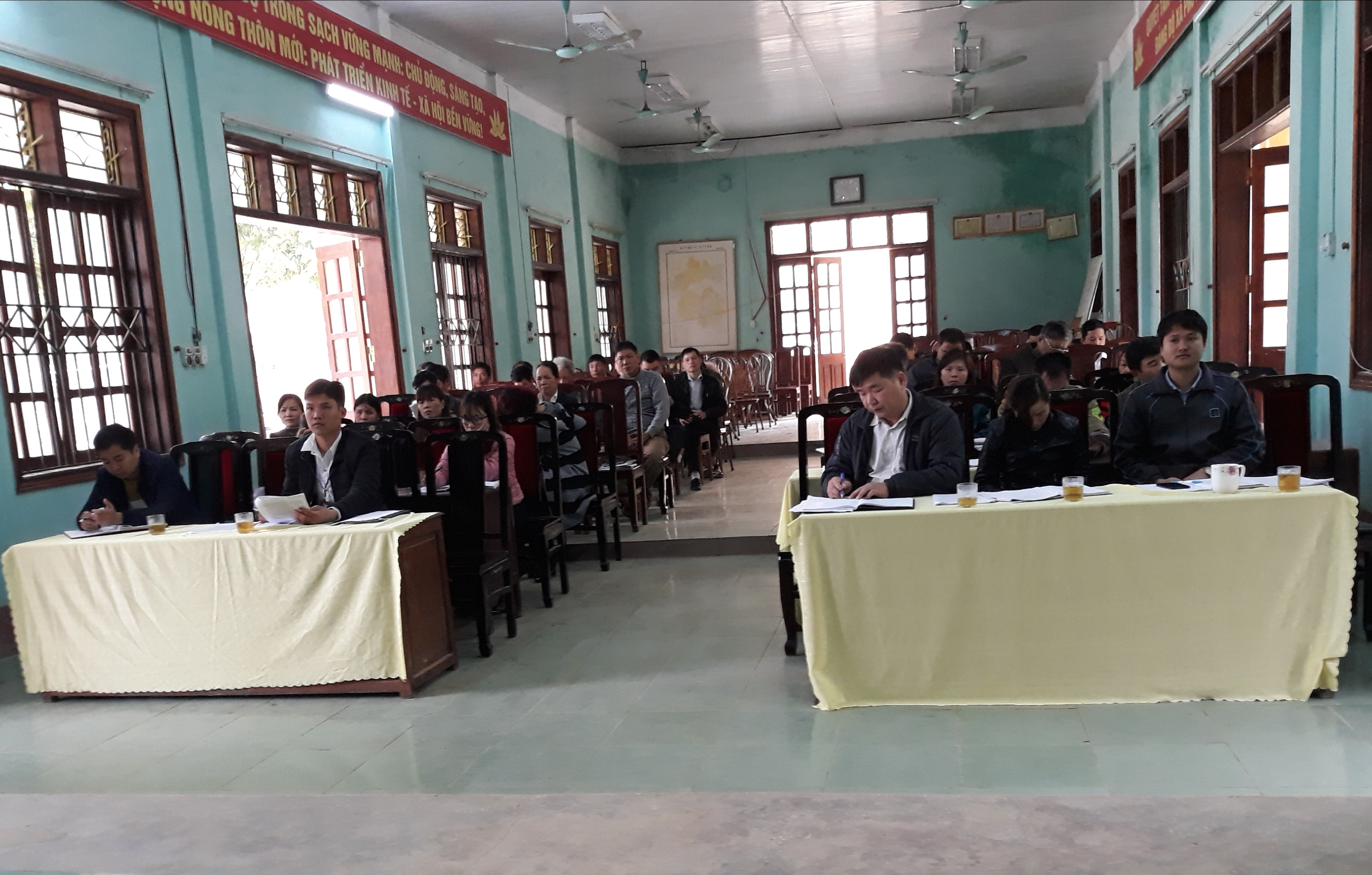 Xã Phú Linh tổ chức hội nghị ban chấp hành mở rộng đánh giá tình hình thực hiện nhiệm vụ Quý I, triển khai nhiệm vụ Quý II năm 2018