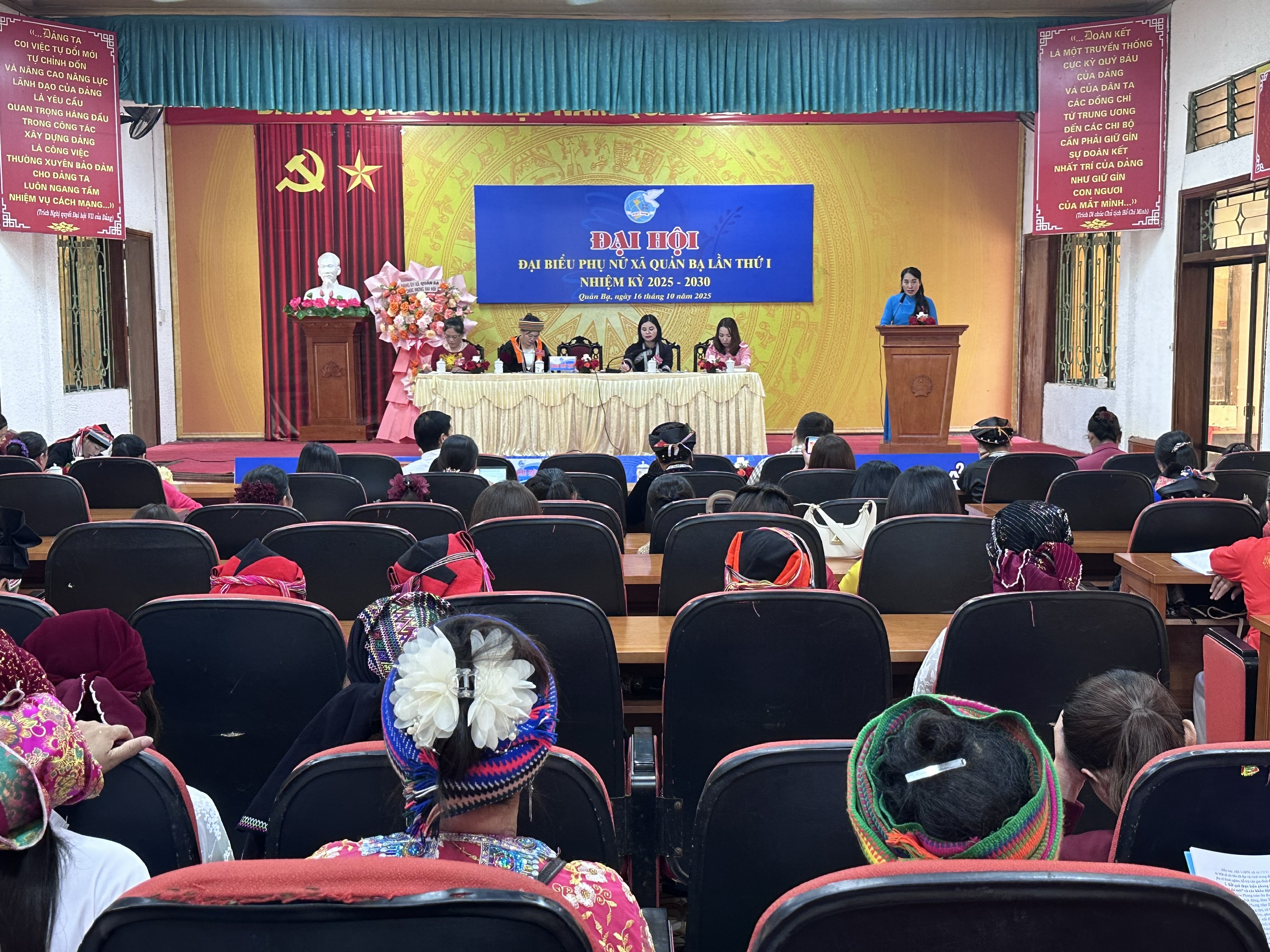 Đại hội đại biểu phụ nữ xã Quản Bạ lần thứ I, Nhiệm kỳ 2025 - 2030 diễn ra thành công tốt đẹp