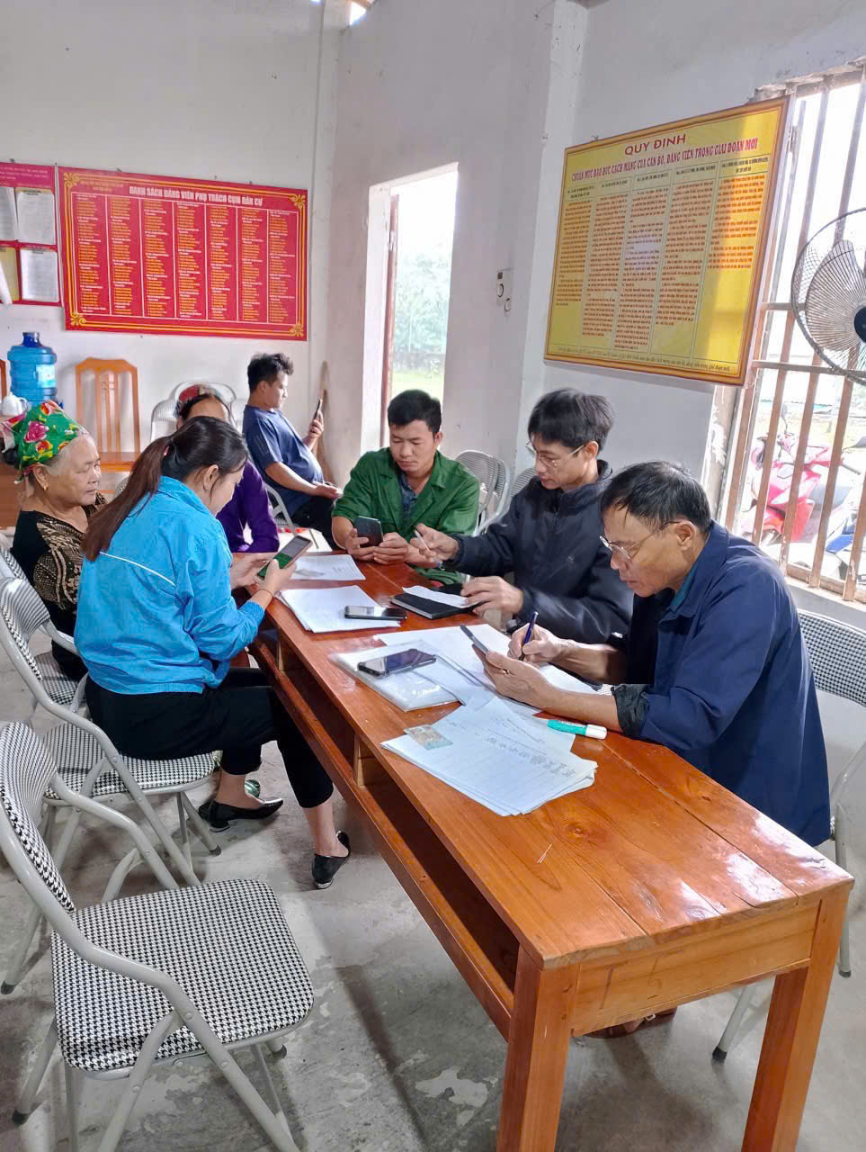 XÃ QUANG BÌNH TĂNG TỐC THỰC HIỆN CHIẾN DỊCH 90 NGÀY LÀM SẠCH DỮ LIỆU ĐẤT ĐAI