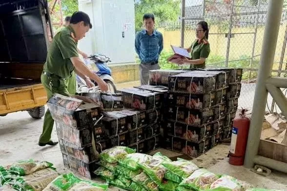 Hà Giang: Phát hiện gần 30 tấn thực phẩm đông lạnh không rõ nguồn gốc