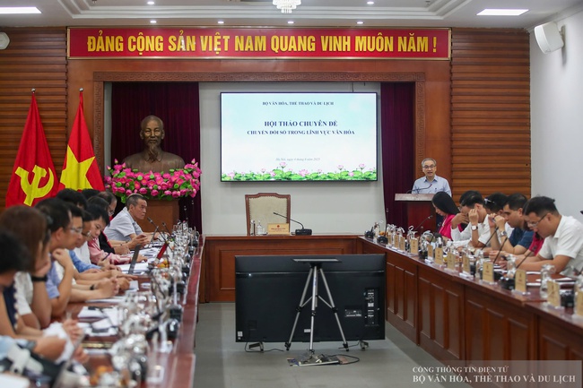 Hội thảo chuyên để "Chuyển đổi số trong lĩnh vực Văn hóa" - Ảnh 1.