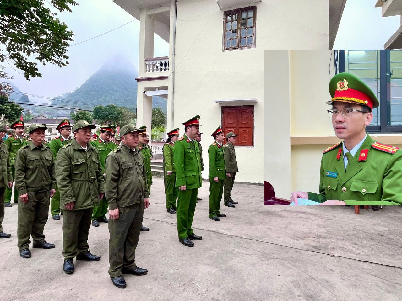 Công an xã Sủng Máng phát động đợt cao điểm tấn công, trấn áp tội phạm