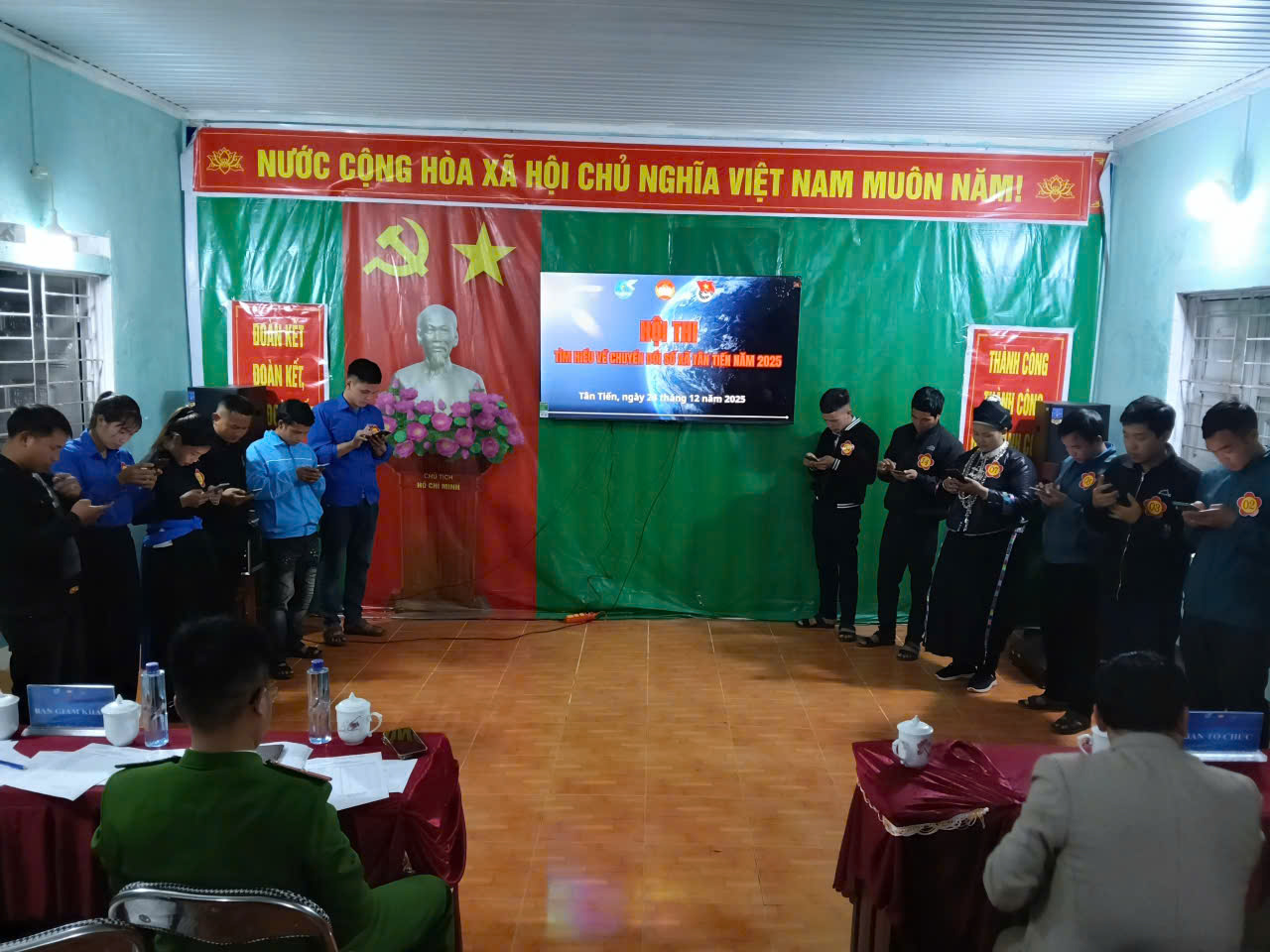 Xã Tân Tiến tổ chức hội thi “tìm hiểu về chuyển đổi số”