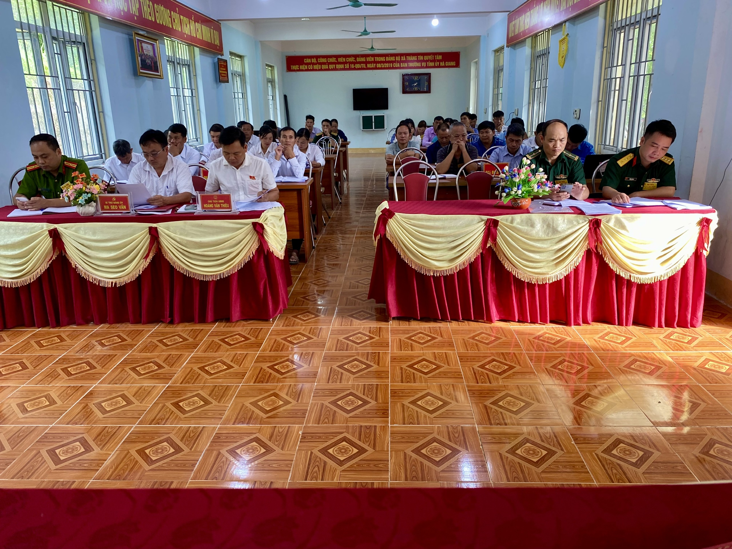 Kỳ họp thứ Mười Một – HĐND xã Thàng Tín khóa XX, nhiệm kỳ 2021 - 2026