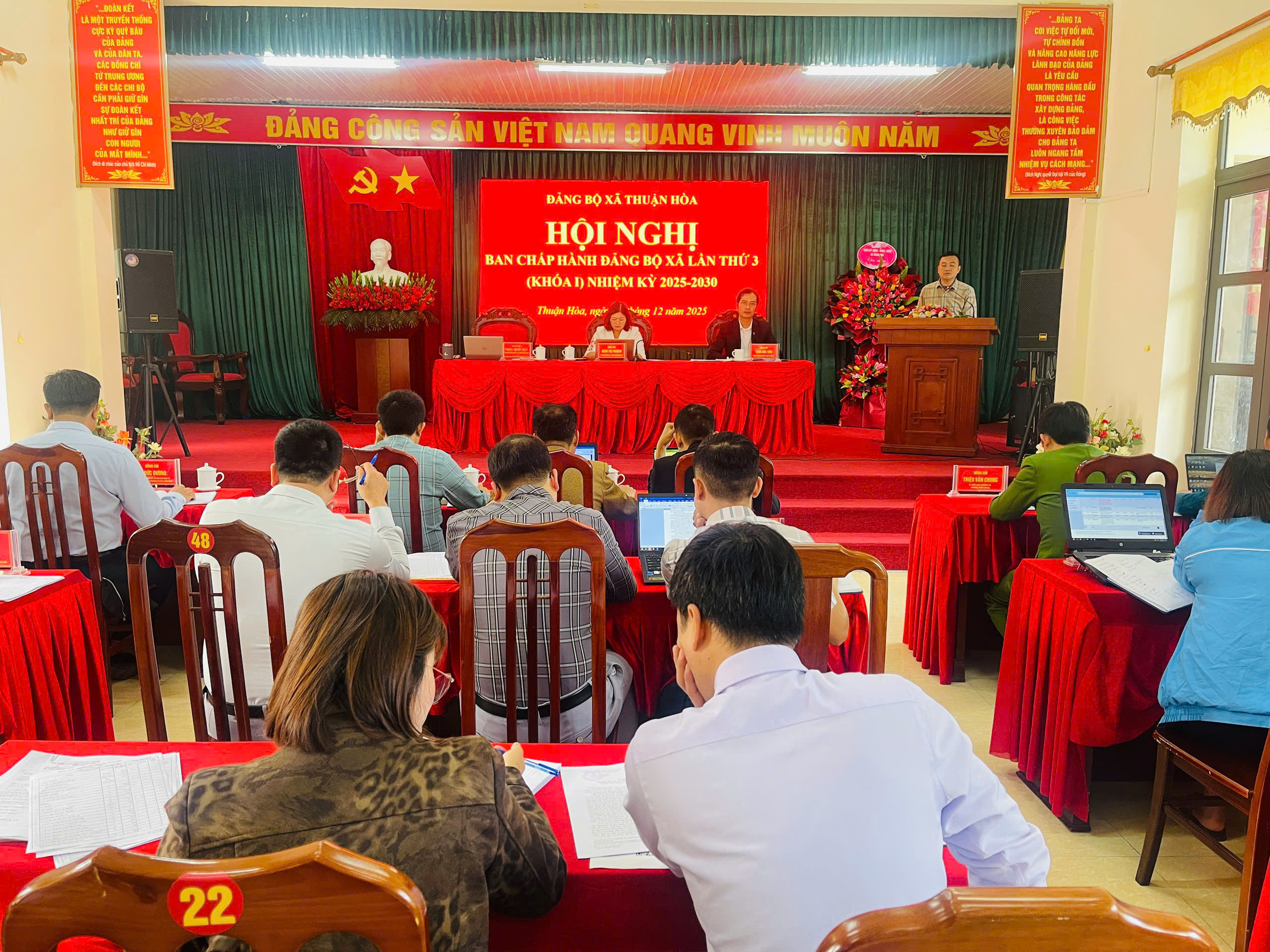Hội nghị Ban chấp hành Đảng bộ xã lần thứ 3 khóa I nhiệm kỳ 2025- 20230