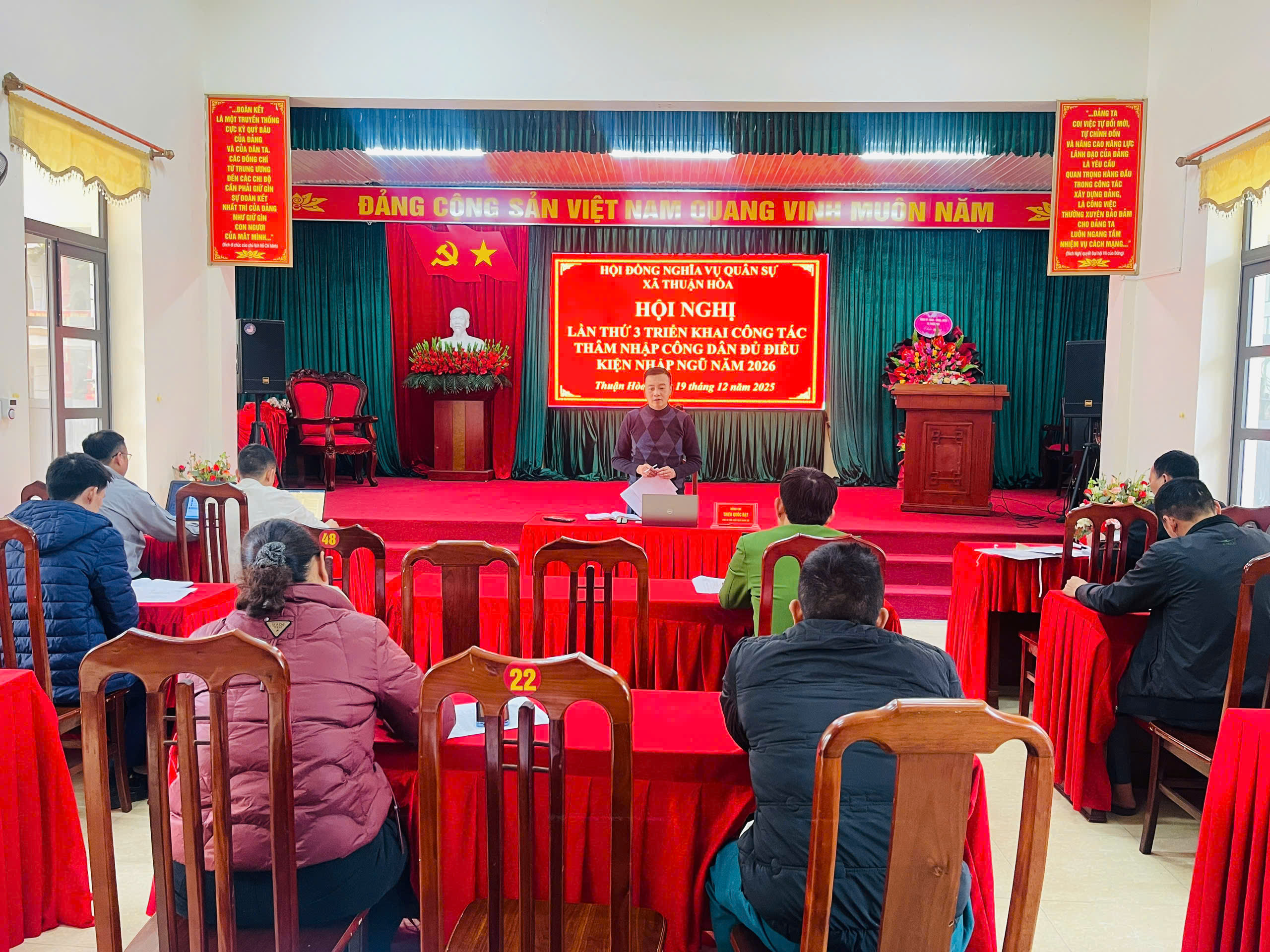 Thuận Hòa tổ chức Hội nghị Hội đồng nghĩa vụ quân sự lần 3