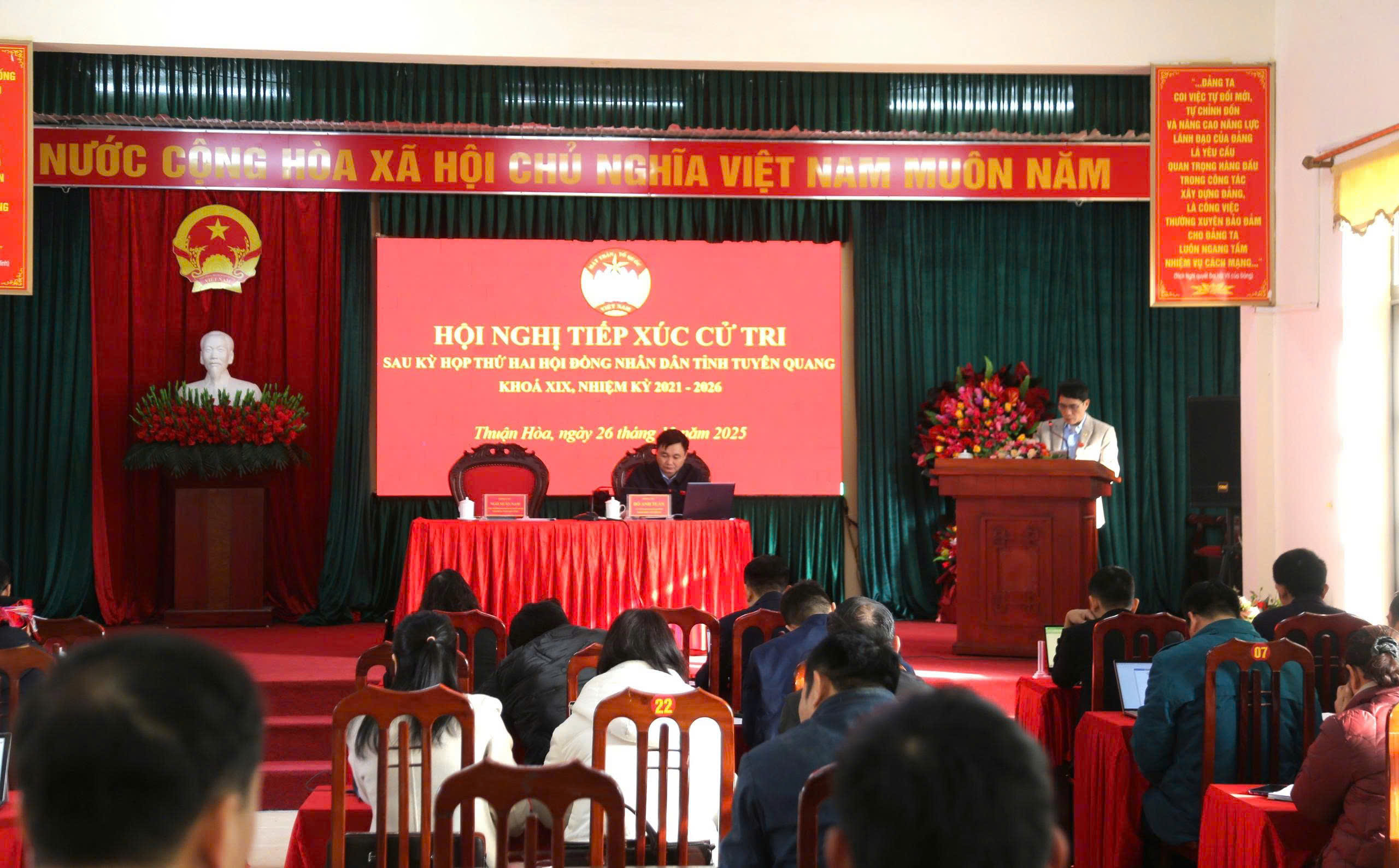 Tổ Đại biểu HĐND tỉnh tiếp xúc tại xã Thuận Hòa