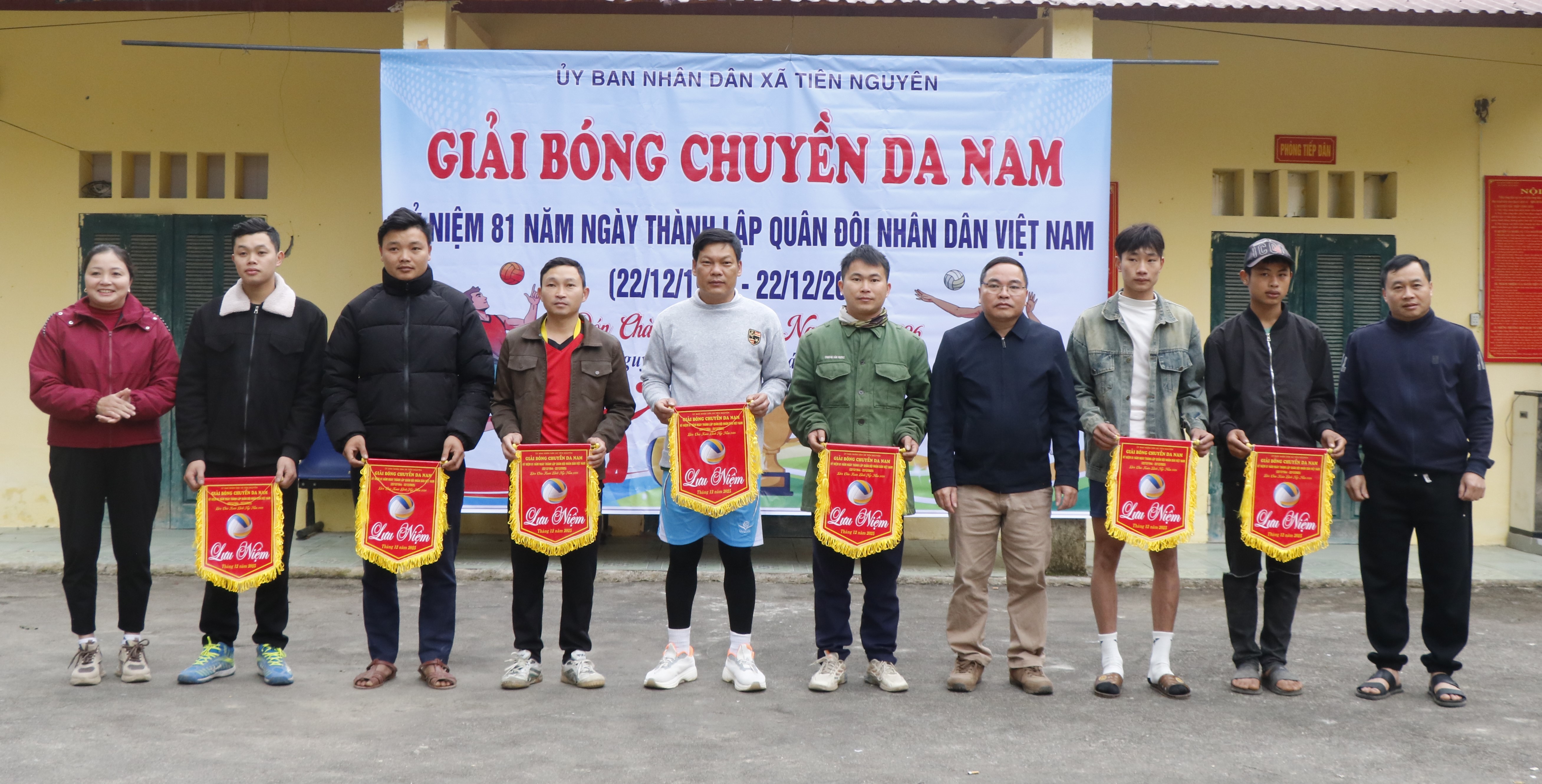 Tiên Nguyên tổ chức Giải bóng chuyền da nam chào mừng 81 năm ngày thành lập QĐND Việt Nam và mừng Xuân Bính Ngọ 2026
