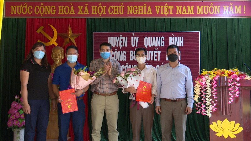 Lễ công bố các Quyết định về công tác cán bộ