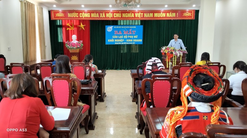 Lễ ra mắt Câu lạc bộ phụ nữ khởi nghiệp kinh doanh