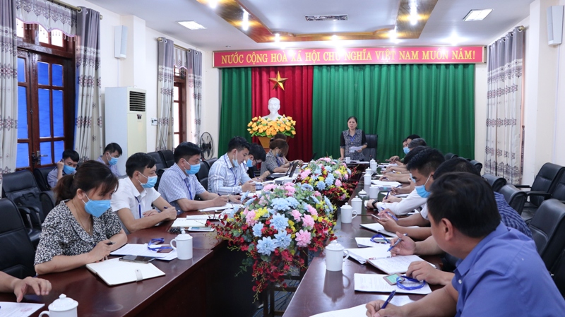 Họp Ban chỉ đạo thi tốt nghiệp THPT huyện Quang Bình năm 2021