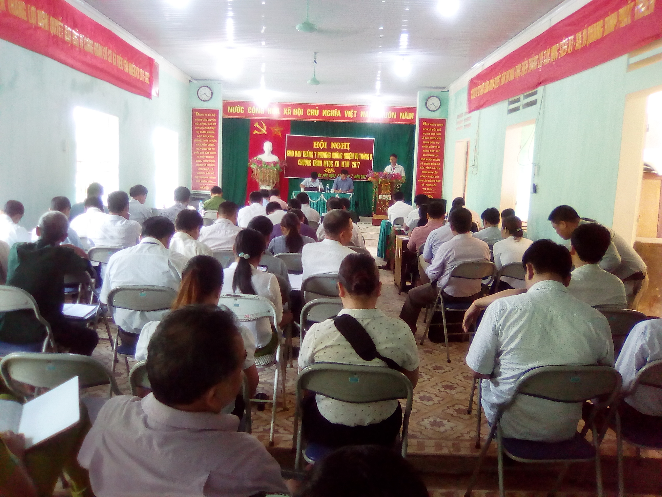 Hội nghị giao ban NTM tại xã Tiên Yên