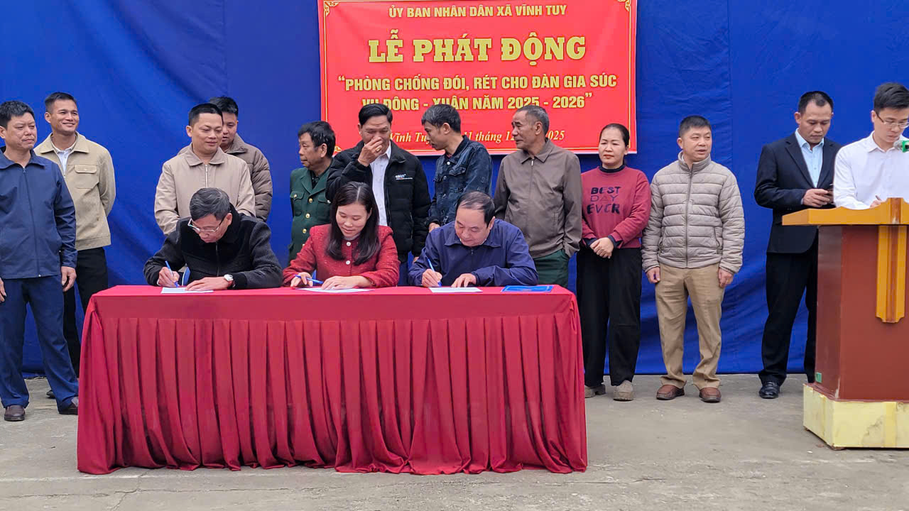 Lễ phát động “Phòng chống đói, rét cho đàn gia súc vụ Đông – Xuân năm 2025 – 2026”