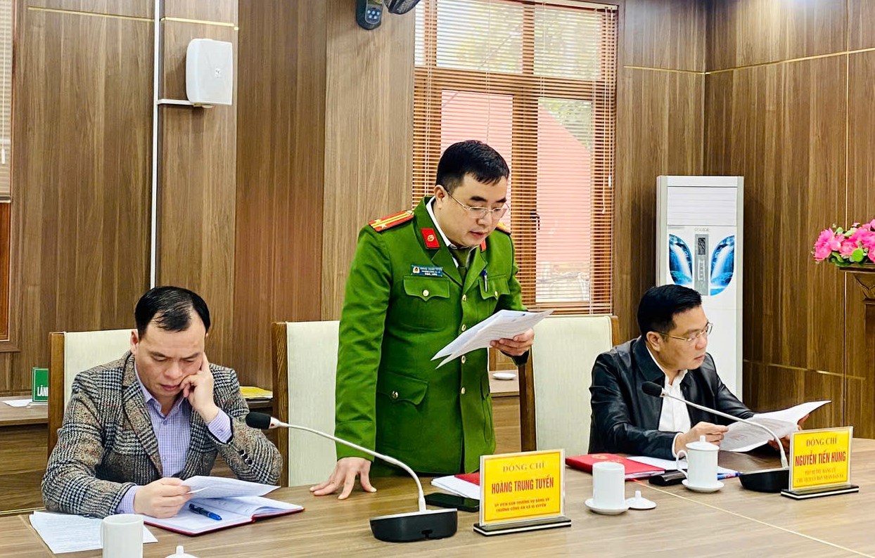 Viện Kiểm sát Nhân dân khu vực 4 làm việc tại xã Vị Xuyên