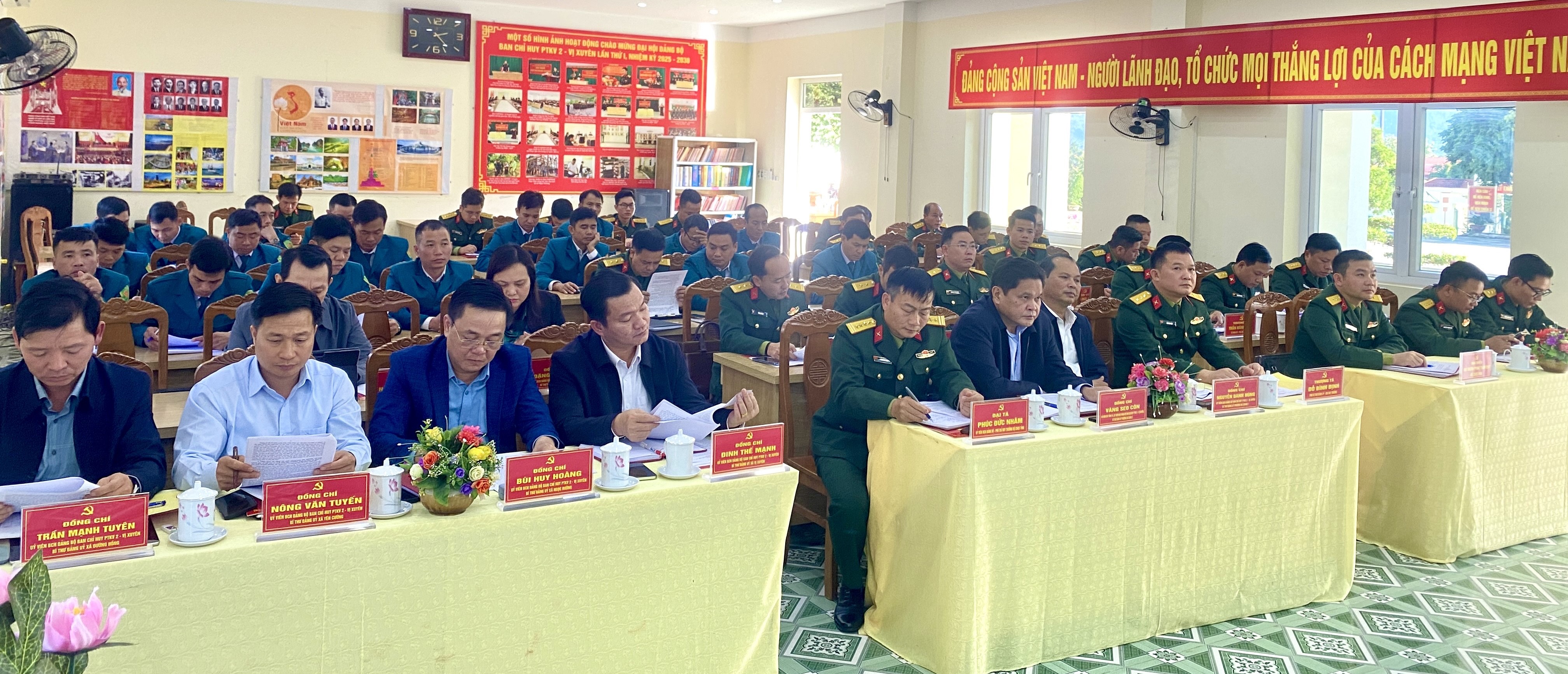 Ban Chỉ Huy Phòng Thủ Khu Vực 2- Vị Xuyên   Ra Nghị Quyết lãnh đạo thực hiện nhiệm vụ năm 2026