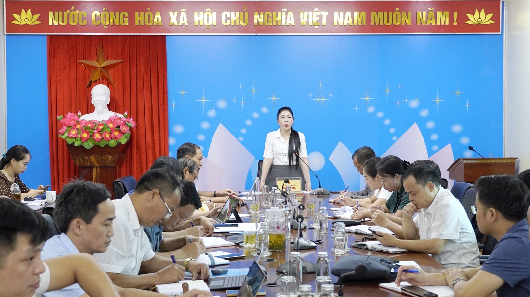 Giao ban Khối Văn ho&aacute; x&atilde; hội Qu&yacute; II năm 2023