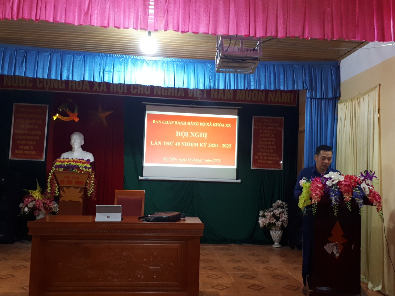 Hội nghị Ban chấp hành Đảng bộ xã  lần thứ 40, nhiệm kỳ 2020-2025