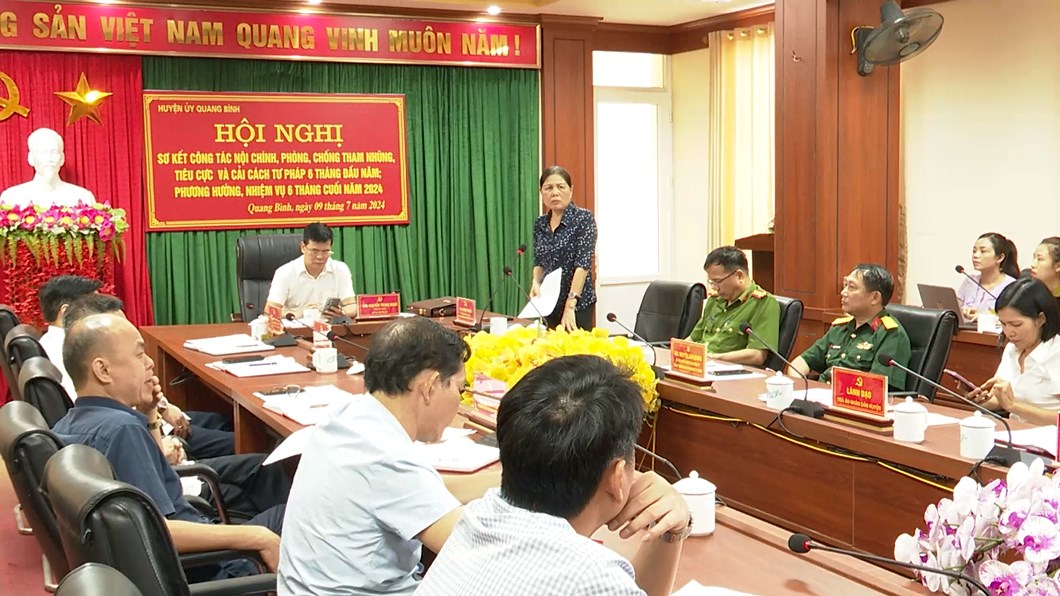 Hội nghị sơ kết công tác nội chính, phòng, chống tham nhũng và cải cách tư pháp