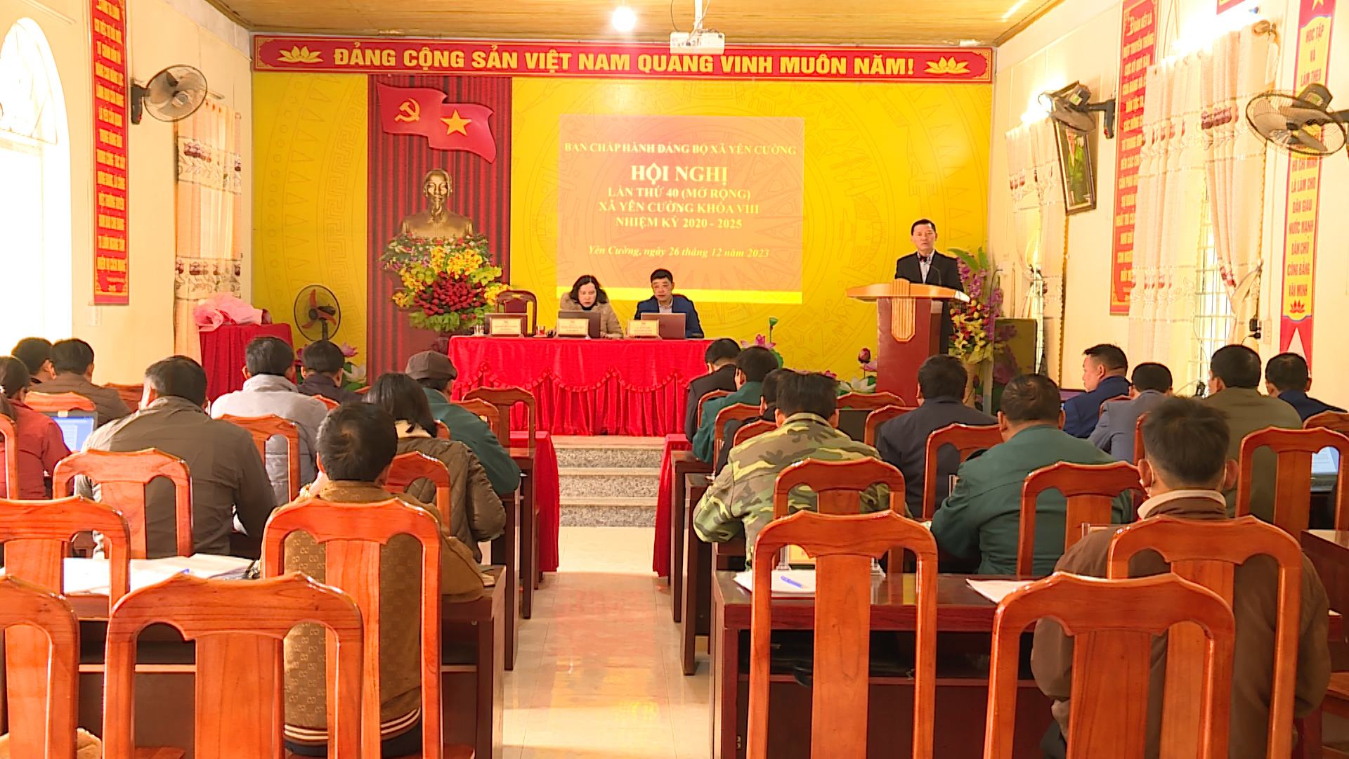 Hội nghị BCH Đảng bộ xã Yên Cường lần thứ 40 (Mở rộng)