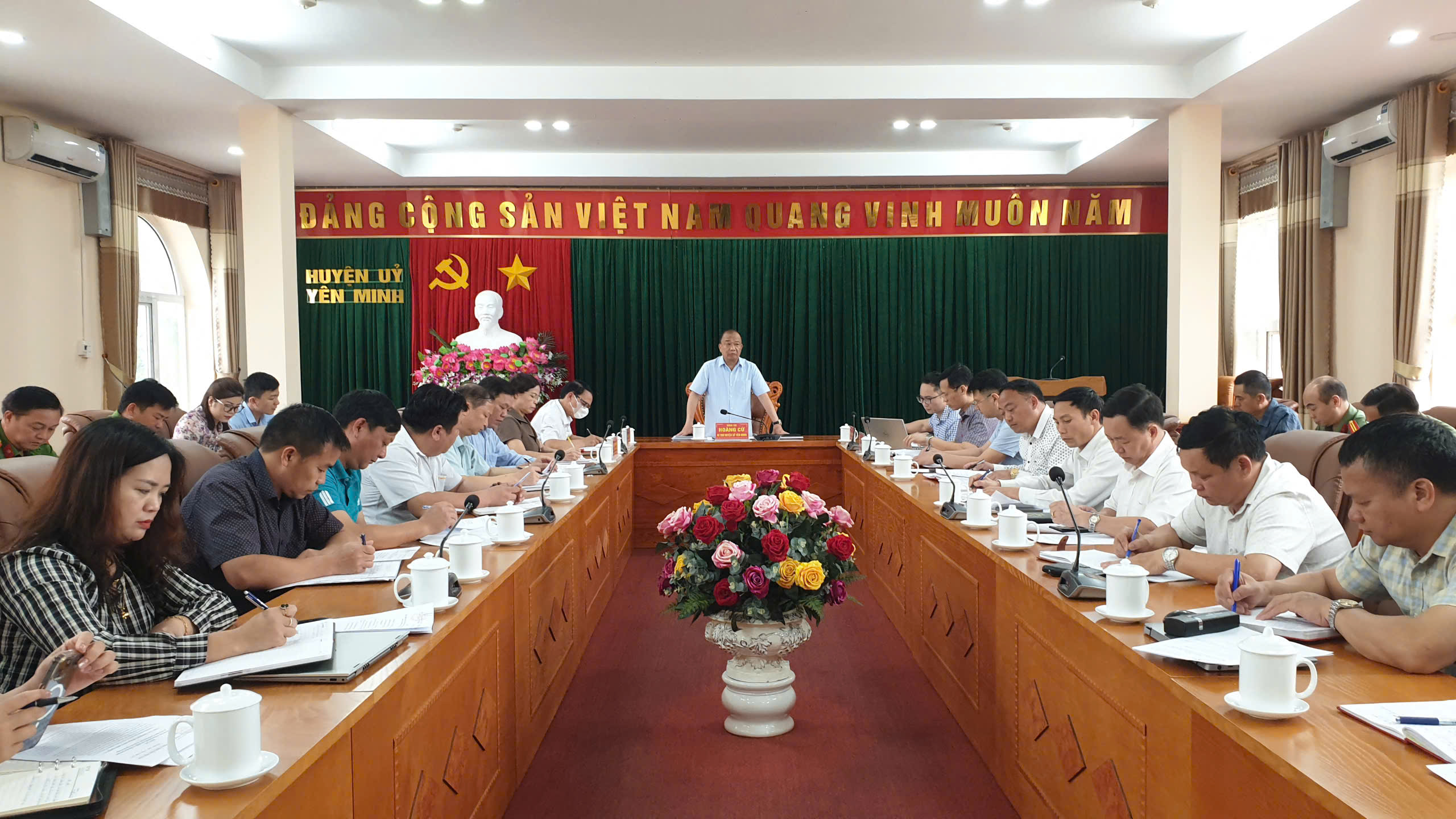 Yên Minh tổ chức Hội nghị đánh giá công tác lãnh đạo, chỉ đạo nhiệm vụ đảm bảo ANTT, TTANXH