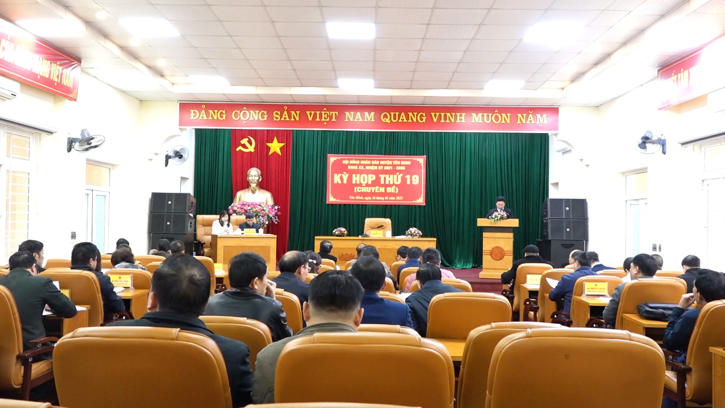 HĐND huyên Yên Minh tổ chức kỳ họp thứ 19 (Chuyên đề)