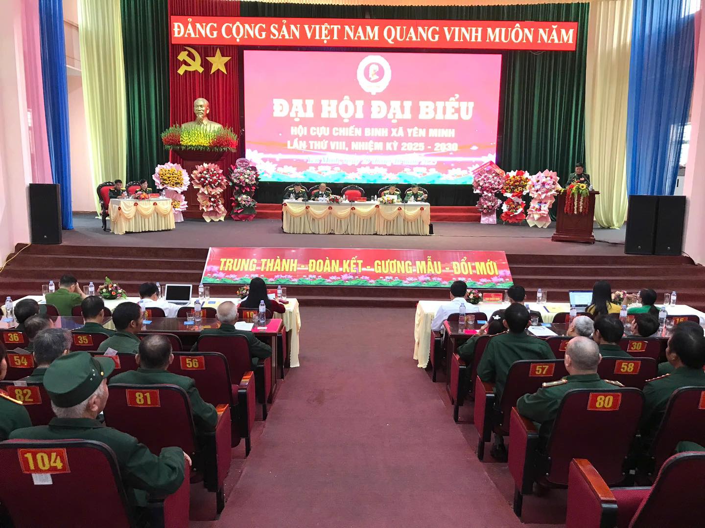 ĐẠI HỘI ĐẠI BIỂU HỘI CỰU CHIẾN BINH XÃ YÊN MINH LẦN THỨ VIII, NHIỆM KỲ 2025 – 2030