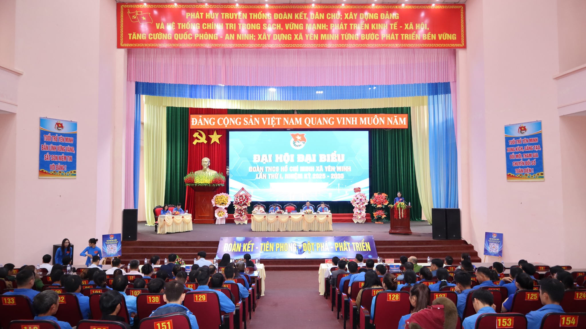 ĐẠI HỘI Đ  ẠI BIỂU ĐOÀN TNCS HỒ CHÍ MINH XÃ YÊN MINH LẦN THỨ I, NHIỆM KỲ 2025 – 2030